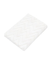 Sábana de cajón para Colecho/Corral (74x110) Súper Suave - Zig Zag Blanco